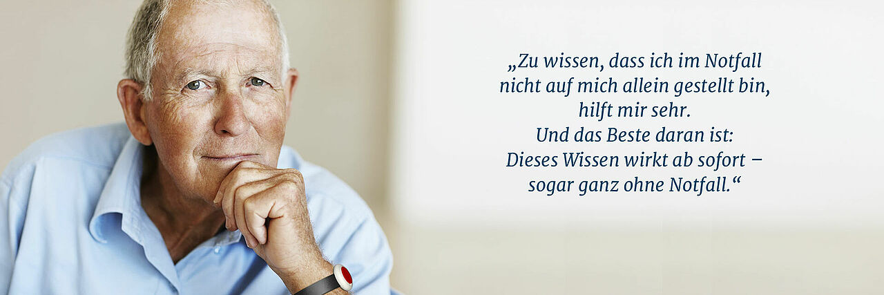 Im Notfall nicht auf mich allein gestellt.